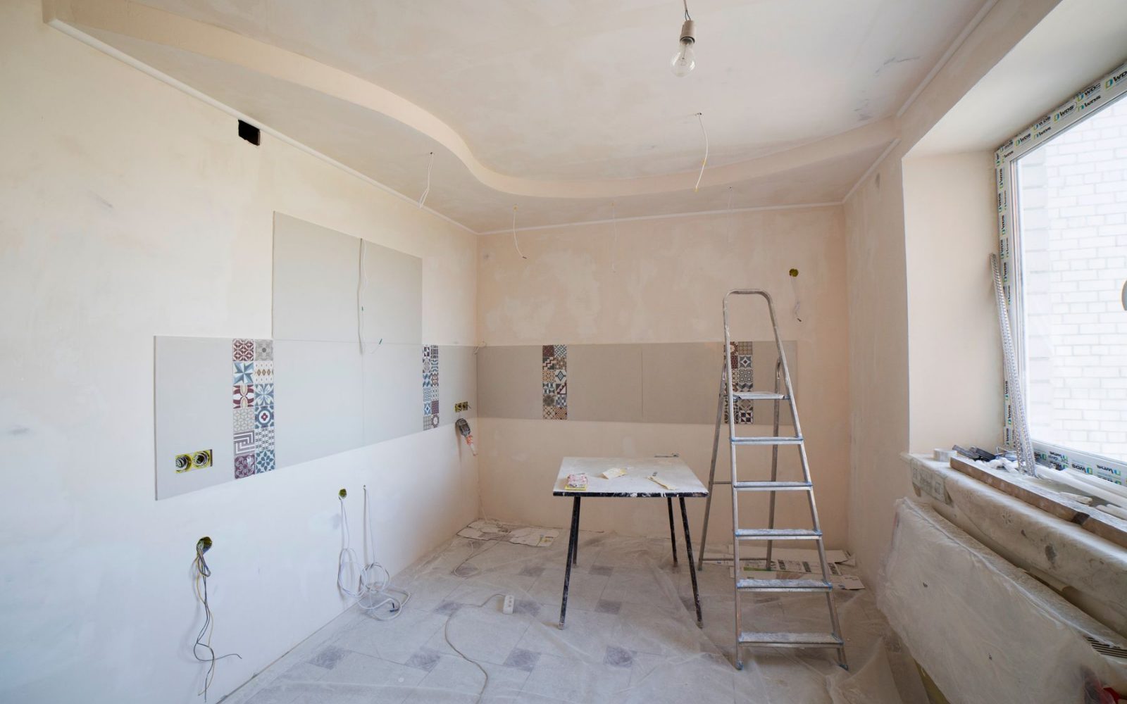 Kitchen renovation in progress